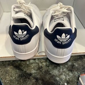 Adidas Stan Smith Cloud White/Collegiate Navy Men's Sz 13